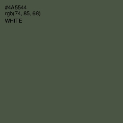 #4A5544 - Gray Asparagus Color Image